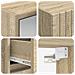Set di mobili per il bagno 4 pcs Rovere Sonoma - Foto miniatura 4