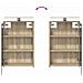 Set di mobili per il bagno 4 pcs Rovere Sonoma - Foto miniatura 9