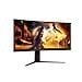 G4 CU34G4ZCA Monitor PC 86,4 cm (34") 3440 x 1440 Pixel Wide Quad HD Nero, Rosso - Foto miniatura 4