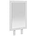 Specchio FAUSKE Bianco 43 x 3,5 x 77 cm Rettangolare - Foto miniatura 1
