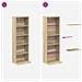 Mobile per CD Rovere Sonoma 33 x 23,5 x 97,5 cm - Foto miniatura 8