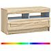 Mobile TV LED Rovere Sonoma Legno ingegnerizzato - Foto miniatura 3