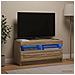 Mobile TV LED Rovere Sonoma Legno ingegnerizzato - Foto miniatura 4