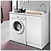 Geromin 7009smartcls Lavatoio E Base 60x110cm Con Cesto, Bianco - Foto miniatura 2