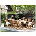 Set Da Giardino In Legno Di Acacia Per 8 Persone Maui - Foto miniatura 18