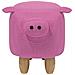 Pouf In Tessuto Rosa Piggy - Foto miniatura 21