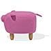 Pouf In Tessuto Rosa Piggy - Foto miniatura 16