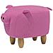Pouf In Tessuto Rosa Piggy - Foto miniatura 12