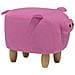 Pouf In Tessuto Rosa Piggy - Foto miniatura 25