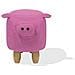 Pouf In Tessuto Rosa Piggy - Foto miniatura 18