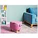 Pouf In Tessuto Rosa Piggy - Foto miniatura 2