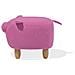 Pouf In Tessuto Rosa Piggy - Foto miniatura 4