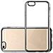 Custodia Compatibile Con Apple Iphone 6 / Iphone 6s In Nero Cromato - Coperchio Protettivo In Silicone Tpu Flessibile - Foto miniatura 1