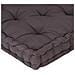 Cuscino Per Pallet E Pavimento In Cotone 120x80x10 Cm Antracite - Foto miniatura 4