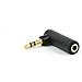 Adattatore Audio Stereo Da 3,5 Mm Ad Angolo Retto A-3.5m-3.5fl - Foto miniatura 5