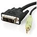 6 ft. DVI-D Single Link Display Cable w / Audio 1.82m Nero cavo DVI - Foto miniatura 1