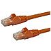 Cavo di Rete Arancio da 0,5m Cat6 UTP Ethernet Gigabit RJ45 Antigroviglio - 50cm - Foto miniatura 1
