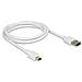 1m, USB2.0-A / USB2.0 Mini-B 1m USB A USB B Bianco cavo USB - Foto miniatura 2