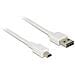1m, USB2.0-A / USB2.0 Mini-B 1m USB A USB B Bianco cavo USB - Foto miniatura 1