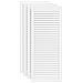 Ante a Lamelle 4 pz Bianche 99,3x39,4 cm in Legno di Pino - Foto miniatura 1