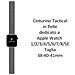 Cinturino 725 Originale Loop Leather Per Apple Watch 1-2-3-4-5-6-7-se 38 40 41mm Grey - Foto miniatura 2