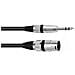 Cavo adattatore Xlr (m) / Jack Stereo 0.2m Bk - Foto miniatura 1