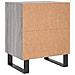 Comodini Grigio Sonoma 2 Pz 40x30x50 Cm In Legno Multistrato - Foto miniatura 6