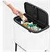 313509 bidone per la spazzatura 36 L Rettangolare Plastica Bianco - Foto miniatura 8