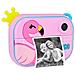 Macchina Fotografica Wi-fi Bambini Istantanea Zoo Family Fenicottero, Rosa - Foto miniatura 6