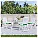 Cuscini Per Pallet 4 Pz Verdi 50x50x7 Cm Tessuto Oxford - Foto miniatura 1