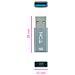 10.02.0013 adattatore per inversione del genere dei cavi USB A Grigio - Foto miniatura 2