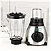 Frullatore 2 In 1 Da 1,5l In Acciaio Inossidabile. Caraffa In Vetro, 1500w, Lame In Acciaio Inox, Trita Ghiaccio, Smoothies, Succhi. 5 Velocità. Bicchiere Ausiliario. - Foto miniatura 5