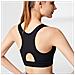 Reggiseno Sportivo Nero - Supporto Per Allenamenti Attivi  L - Foto miniatura 3