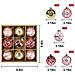 Palline Di Natale Con Ganci Infrangibili Decorative Oro Rosa 8 Cm 9 Pz - Foto miniatura 4