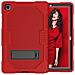 Custodia Per Samsung Galaxy Tab A7 10.4"" Armored Con Supporto Rosso - Foto miniatura 2