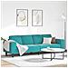 Set di divani Turchese Velluto - Foto miniatura 2