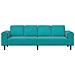 Set di divani Turchese Velluto - Foto miniatura 4