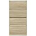 Scarpiera 4 Cassetti Ribaltabili Rovere Sonoma 80x21x163,5 cm - Foto miniatura 6