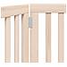 Cancello per Cani Pieghevole 2 Pannelli 160 cm Legno di Pioppo - Foto miniatura 8