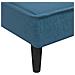 Divano Letto a L Blu 255x140x70 cm in Velluto - Foto miniatura 9