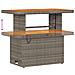 Set Divano da Giardino con cuscino 12 pcs Grigio Poly Rattan - Foto miniatura 9