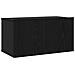 Set mobile TV 3 pcs Rovere nero 60 x 30 x 30 cm - Foto miniatura 6