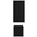 Set mobile TV 3 pcs Rovere nero 60 x 30 x 30 cm - Foto miniatura 9