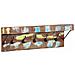 Appendiabiti Marrone 73 x 19 x 23 cm Legno massello di recupero - Foto miniatura 1