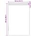 Tende in Voile con Tasche per Aste 2 pz Rosa Chiaro - Foto miniatura 9