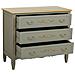 Cassettiera In Legno Con 3 Cassetti Verdi, 90x42x76h Cm - Foto miniatura 5