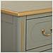 Cassettiera In Legno Con 3 Cassetti Verdi, 90x42x76h Cm - Foto miniatura 7
