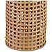 Lanterna Bambù Con Contenitore Vetro Per Candela D24x53,5h Cm - Foto miniatura 5