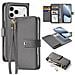Cover Cartera per iPhone 17 Pro Max - Pelle /PU, Grigio - Foto miniatura 1