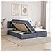 Letto con Contenitore con testiera 2 pz Grigio Scuro - Foto miniatura 2